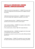 Citp Exam 2 &vert; Updated 2026 &vert; Verified&NewLine;Answers &vert; Complete Exam Review