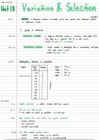 IGCSE CIE Biology 0610 Summary notes Units 16-21