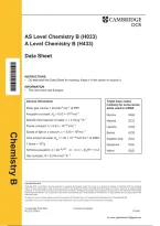 OCR AS Level Chemistry B Paper 1 Insert 2026