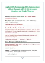 NGN ATI RN PHARMACOLOGY 2025&sol;2026 PROCTORED ASSESSMENT &lpar;Latest Format&rpar;