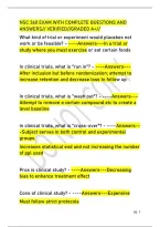 Nsc 260 Exam With Complete Questions And &NewLine;Answers&sol;&sol; Verified&sol;&sol;Graded A&plus;&sol;&sol;