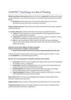 Summary Methodology 1 &vert; Psychology bachelor year 1 &vert; VU Amsterdam &vert; 2026&sol;27