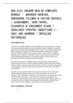 Nur 6121 Shadow Health Complete&NewLine;Bundle &ndash; Maureen Hopkins&comma;&NewLine;Shoshanna Tillman & Xavier Daniels&NewLine;&vert; Assessment&comma; Soap Notes&comma;&NewLine;Diagnosis & Treatment Plans &vert;&NewLine;2026&sol;2027 Updated &lbrack;Questions 1&ndash;&NewLine;200&rsqb; And Answers &vert; Detailed&NewLine;Rationales