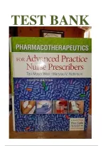 Test Bank for Pharmacotherapeutics for Advanced Practice Nurse Prescribers&comma; 4th Edition by Teri Moser Woo & Marylou V&period; Robinson &vert; All Chapters Complete &vert; Verified Questions & Answers with Rationales &vert; Latest 2026&sol;2027 Update