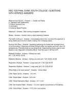 Nsg 1520 Final Exam South College Questions With Verified Answers