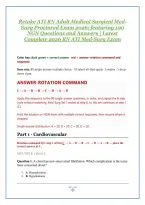 Actual ATI RN Adult Medical Surgical Med Surg Proctored Exam 2026&colon; featuring 100 NGN Questions and Answers &vert; Complete 2026 RN ATI Med-Surg Exam