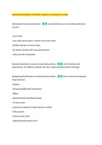 med Surg Remediation ati verified  questions and solution A&plus; grade