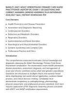 Barkley Ancc Adult-Gerontology Primary Care Nurse&NewLine;Practitioner &lpar;Agpcnp-Bc&rpar; Exam 1-120 Questions And&NewLine;Correct Answers &lpar;Verified Answers&rpar; Plus Rationales&NewLine;2026&sol;2027 Q&A &vert; Instant Download Pdf