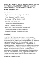 Barkley Ncc Women's Health Care Nurse Practitioner&NewLine;&lpar;Whnp-Bc&rpar; Exam Questions And Correct Answers&NewLine;&lpar;Verified Answers&rpar; Plus Rationales 2026&sol;2027 Q&A &vert;&NewLine;Instant Download Pdf