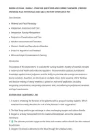 Nursg 125 N144 - Exam 2 - Practice Questions And Correct Answers &lpar;Verified&NewLine;Answers&rpar; Plus Rationales 2026 Q&A &vert; Instant Download Pdf&period;