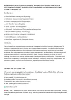 Nsg6020 Orthopedics &vert; Musculoskeletal Nursing Study Guide & Exam Review&NewLine;Questions And Correct Answers &lpar;Verified Answers&rpar; Plus Rationales 2026 Q&A &vert;&NewLine;Instant Download Pdf