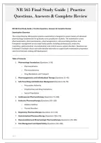 NR 565 Final Study Guide &vert; Practice&NewLine;Questions&comma; Answers & Complete Review