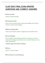 Clas 150C1 Final Exam Updated&NewLine;Questions And Correct Answers