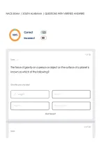 Nace Exam South Alabama Questions With Verified Answers