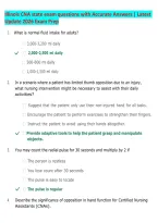 Illinois CNA State Exam 2026&sol;2027 &vert; 152 Questions & Verified Answers &vert; Latest Update Exam Prep &vert; Nurse Aide Competency&comma; Resident Care&comma; Infection Control & Safety