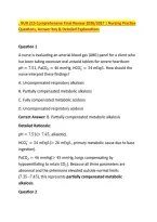 &period; NUR 215 Comprehensive Final Review 2026&sol;2027 &vert; Nursing Practice &NewLine;Questions&comma; Answer Key & Detailed Explanations 