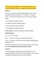 NUR 215 Exam 2 2026&sol;2027 &vert; 300 Practice Questions&comma; Correct Answers &NewLine;& Detailed Rationales &vert; Nursing Exam Preparation