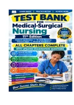 Test Bank for Medical-Surgical Nursing&comma; 11th Edition By Donna D&period; Ignatavicius&comma; M&period; Linda Workman&comma; Cherie R&period; Rebar&comma; Nicole M&period; Heimgartner&period;pdf&NewLine;&NewLine;