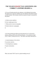 Tmc Exam B 2026&sol;2027 Fall Questions And Correct Answers Graded A&plus;