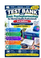 Test Bank for Basic Psychopharmacology for Mental Health Professionals&comma; 3rd Edition By Richard Sinacola&comma; Timothy Peters-Strickland&comma; Joshua Wyner&comma; Latest Update &period;pdf&NewLine;&NewLine;