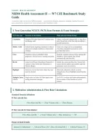 NR304 Health Assessment II W7 CJE Benchmark Study Guide 2026