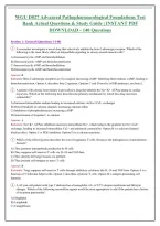 WGU D027 Advanced Pathopharmacological Foundations Exam 2026-2027 QUESTIONS AND ANSWERS ALREADY GRADED A&plus;&period;&NewLine;100&percnt; Verified Solutions &vert; Updated Per Latest Guidelines &vert; Graded A&plus;