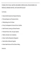 Fitzgerald Fnp Exit Exam&ndash; Questions And Answers &vert; Verified And Well Detailed Answers &vert; Plus&NewLine;Rationales &vert; Download And Pass &vert; Latest Exam Update 2026&sol;2027