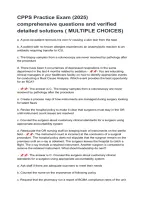 CPPS Practice Exam 2026&sol;2027 &vert; Comprehensive Multiple-Choice Questions & Detailed Solutions