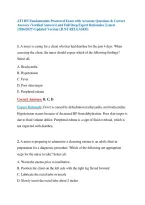 ATI RN Fundamentals Proctored Exam with Accurate Questions & Correct Answers &lpar;Verified Answers&rpar; and Full Deep Expert Rationales &vert; Latest &lpar;2026&sol;2027&rpar; Updated Version &lbrace;JUST RELEASED&rcub;