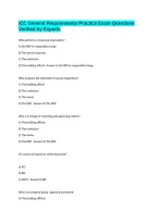 ICC General Requirements Practice Exam Questions Verified by Experts