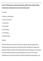 Aaert Cet Certification Exam&ndash; Questions And Answers &vert; Verified And Well Detailed Answers &vert;&NewLine;Plus Rationales &vert; Download And Pass &vert; Latest Exam Update 2026&sol;2027