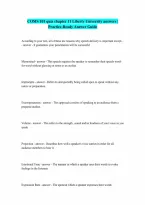 COMS 101 quiz chapter 11 Liberty University answers complete solutions A GUARANTEED