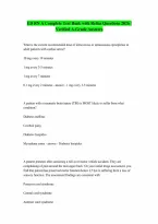 answeredRelias ED RN A Complete Test 2026 Updated with 100 Correct and Verified Answers Guaranteed Pass