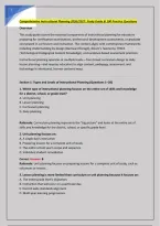 Comprehensive Instructional Planning 2026&sol;2027&colon; Study Guide & 100 Practice Questions 