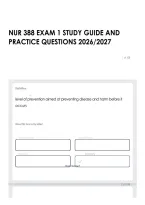 Nur 388 Exam 1 Study Guide And Practice Questions 2026&sol;2027