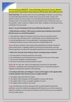 Dark Side Of Success 2026&sol;2027 &ndash; Success Psychology&comma; Achievement&comma; Pressure&comma; Wealth & &NewLine;Personal Growth Study Guide & Practice Questions &lpar;100 Questions With Verified Answers&rpar; 