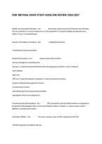 Nur 388 Final Exam Study Guide And Review 2026&sol;2027