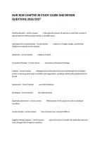 Nur 3028 Chapter 28 Study Guide And Review Questions 2026&sol;2027