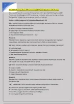 Epic Adult Med Surg Nurse 100 Assessment&colon; 100 Practice Questions with Answers 