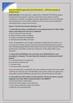 Evolve HESI Medical Surgical Latest Exam &lpar;Brand New&excl;&excl;&rpar; &mdash; 100 Practice Questions & &NewLine;Verified Answers 
