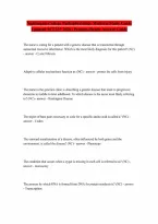 SCI 225 Pathophysiology Nightingale College pathophysiology Midterm study guide Updated 2026