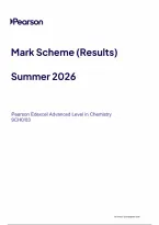 Edexcel A Level Chemistry Paper 3 Mark Scheme 2026