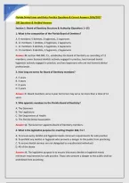 Florida Dental Laws and Rules Practice Questions & Correct Answers 2026&sol;2027 &NewLine;100 Questions & Verified Answers