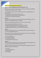 FLSD Fire and Life Safety Director Practice Exam 