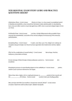 Nur 3028 Final Exam Study Guide And Practice Questions 2026&sol;2027