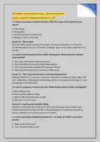 HESI Pediatric Nursing Specialty Exam &ndash; 100 Practice Questions 