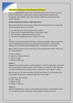 HESI Pediatric &lpar;PEDS&rpar; Exam Practice Questions with Answers &NewLine;