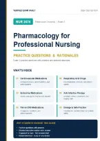 NUR 2474 Rasmussen Pharm Exam 2 2026&ndash;2027 &vert; Pharmacology for Professional Nursing &vert; Practice Questions&comma; Answers & Detailed Rationales