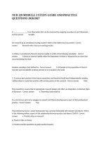 Nur 328 Module 3 Study Guide And Practice Questions 2026&sol;2027