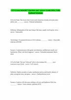 CEN Exam question and answers already passed 2026 Answers 20262027 RATED A